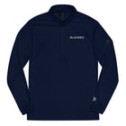 BLESSED Adidas pullover in collegiate navy — Christian athletic apparel KingJesus.shop