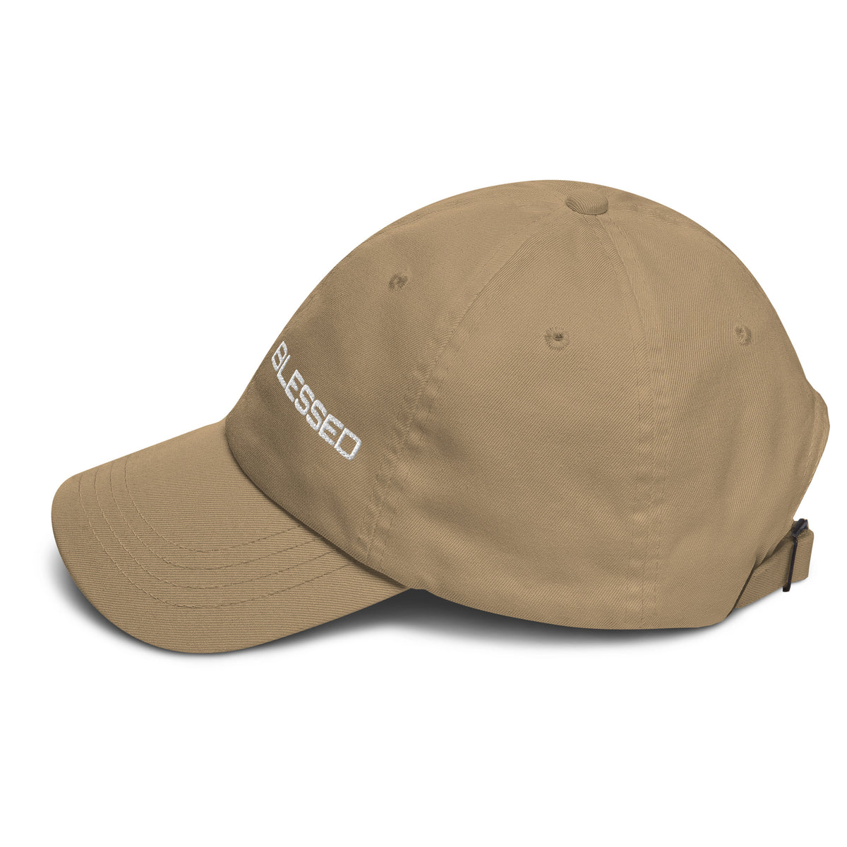 BLESSED dad hat in cranberry — Christian cap KingJesus.shop