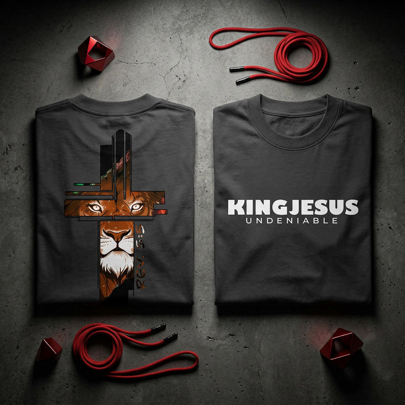 LION CROSS Oversized faded t-shirt
