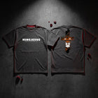 LION CROSS oversized tee — Lion of Judah and cross, garment-dyed heavyweight cotton