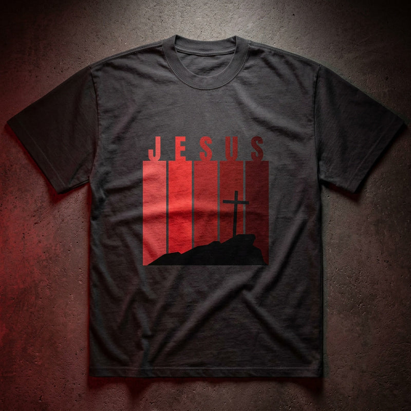 Jesus Oversized Faded Tee