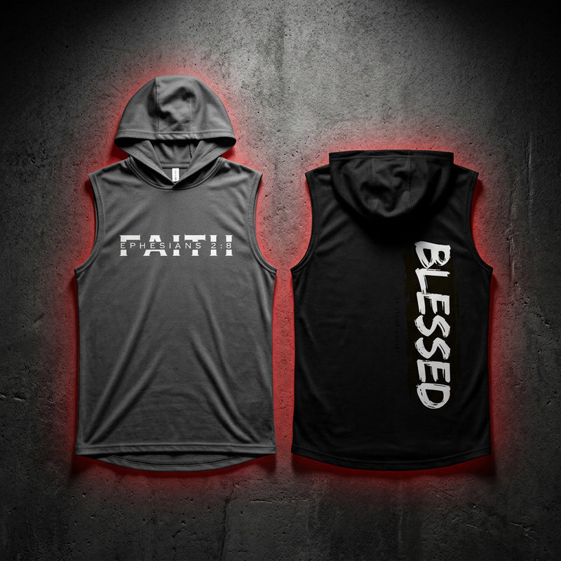BLESSED Sleeveless Hoodie