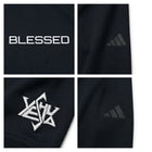 BLESSED Adidas pullover — moisture-wicking faith activewear, KINGJESUS embroidery