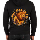 I Will Fear No Evil eco hoodie black — lifestyle back view