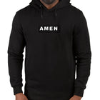 I Will Fear No Evil eco hoodie black — lifestyle front view