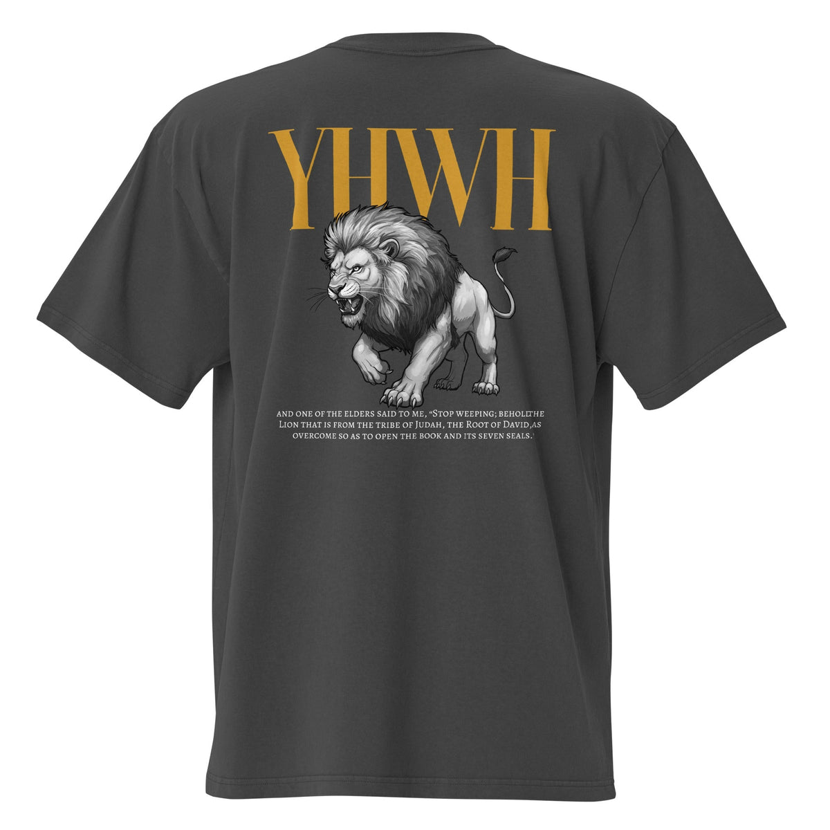 YHWH Lion Oversized Tee
