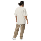 Jesus Chose You oversized tee faded bone — back view