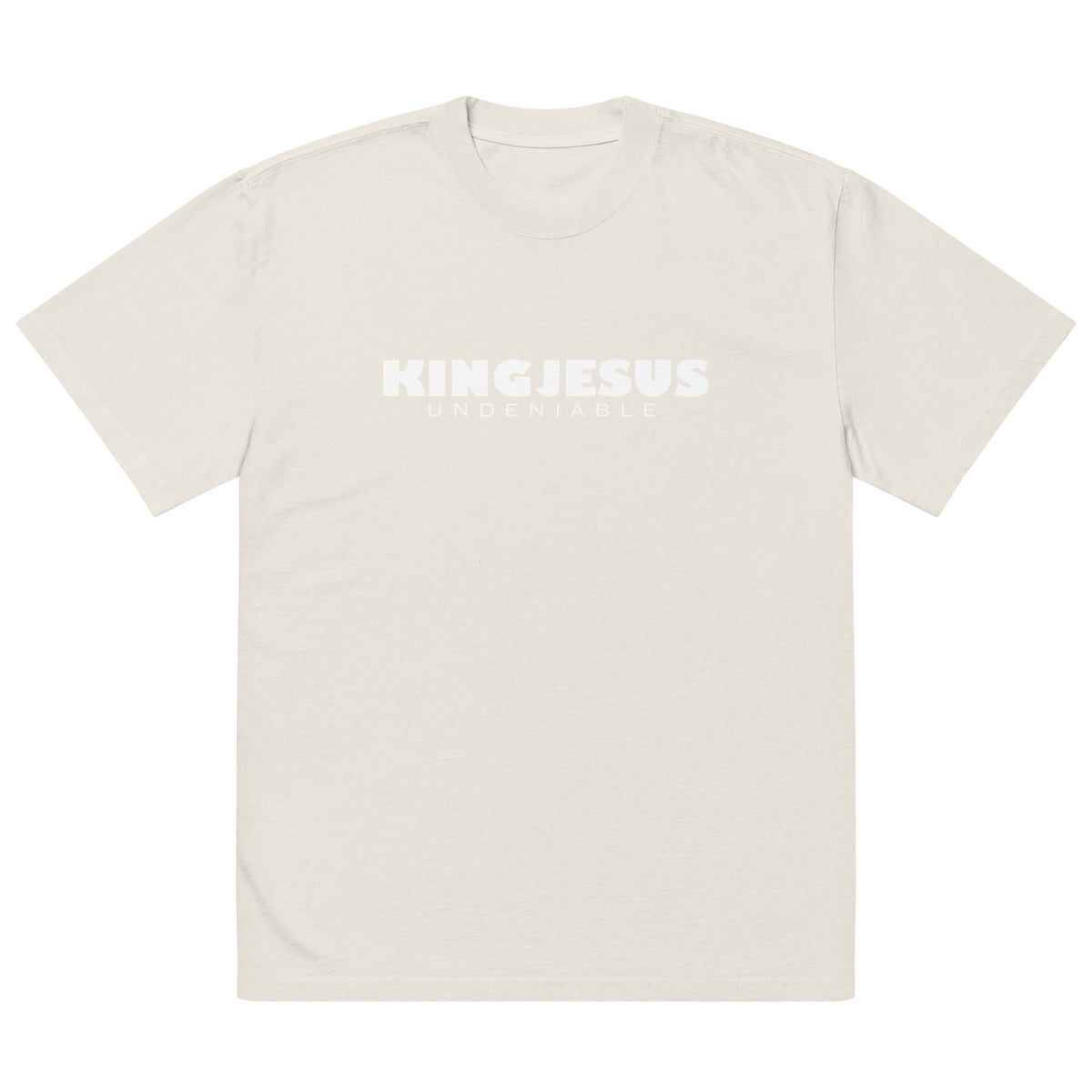 LION CROSS oversized tee — cross and Lion graphic detail