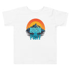 Born to Pray toddler tee in white — kids Christian apparel